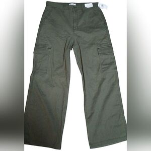 Jessica Simpson Olive Jenna Cargo Pants Size 14/32